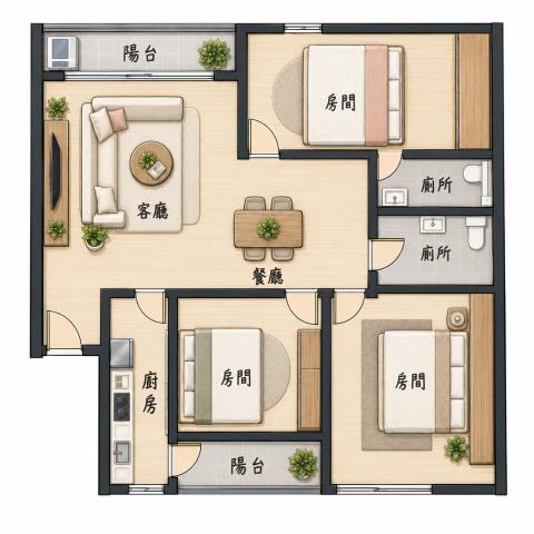 台中北屯華廈-1